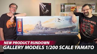 FineScale Modeler unboxes the Gallery Models 1200 scale Yamato [upl. by Nilats]