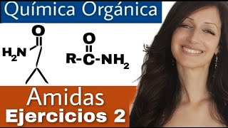 AMIDAS  ejercicios 2  QUÍMICA ORGANICA [upl. by Yatnod]