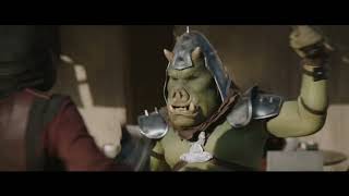 Gamorrean Guards save BobaFett the book of boba fett episode 1 [upl. by Dahs285]