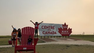 Centre of Canada Park Lorette Manitoba Van Life [upl. by Orville57]