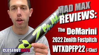 DeMarini WTXDPFP22 Zenith Fastpitch 13oz 2022 [upl. by Enenaj675]