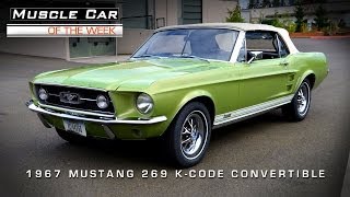 1967 Ford Mustang GTA 289 KCode Muscle Car Of The Week Video 5 [upl. by Olraced183]