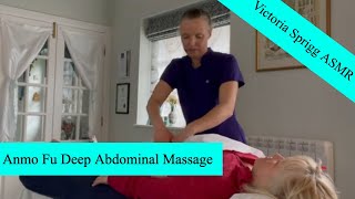 ASMR Kore Therapy ANMO FU Deep Abdominal Massage with Victoria and Helen  2 of 6 [upl. by Gualtiero]