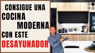 😱 Como hacer un DESAYUNADOR para cocina CJR [upl. by Nahgam]