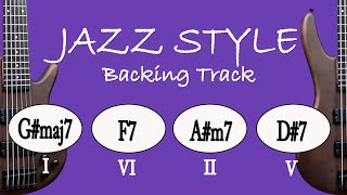 JAZZ 1625 G MAJOR Backing Track 140bpm [upl. by Lilia]