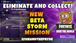 Eliminate and Collect How to Beat New Beta Mission EZ  Save The World  Fortnite [upl. by Arvell]