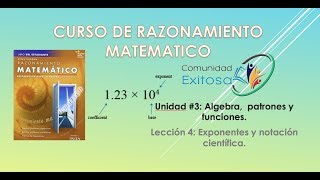 16 Matematicas GED en Espanol🤗🙂😉Exponentes y Notación Científica [upl. by Suoivatram]