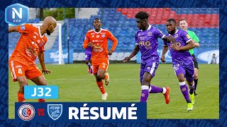 J32 I LB Châteauroux  FC Villefranche B 10 le résumé I National FFF 20232024 [upl. by Andonis]