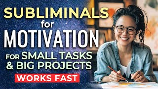 Subliminal Affirmations for MOTIVATION  Take Action Big Goals or Everyday Tasks Lets Do it [upl. by Barmen]