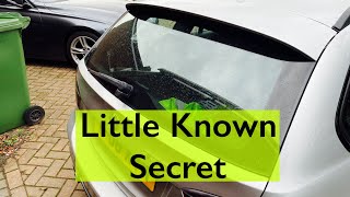 Bmw e91 how to open the boot glass with no electrics or broken switchwiring easy fix [upl. by Havstad]