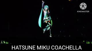 Hatsune miku  Hatsune in Coachella Coachella 2024 [upl. by Harpp]