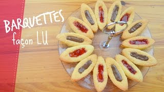 Recette 20  Barquettes façon Lu fraise et chocolat [upl. by Eilac440]