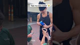 Tyler Herro made this young fan’s day ❤️ [upl. by Atisor]