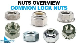 Common Types of Lock Nuts  Fasteners 101 [upl. by Nitfa]