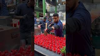 The viral chocolate covered strawberries from London’s Borough Market boroughmarket chocolate [upl. by Neelear]