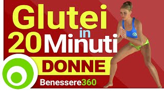 Esercizi per i Glutei in 20 Minuti  Allenamento a casa per Donne [upl. by Wernda859]