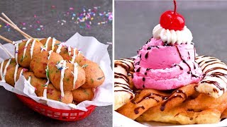 DIY Fried Dessert Ideas for a Delicious Friyay Treat  So Yummy [upl. by Weyermann]