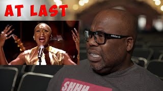 FIRST TIME HEARING  Cynthia Erivo  At Last  Reaction [upl. by Hutner898]