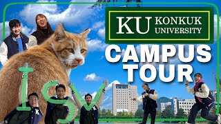 Konkuk University Campus Tour  Seoul South Korea [upl. by Eirot971]