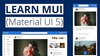 Material UI 5 MUI React Tutorial  MUI Responsive Real Project [upl. by Berhley]