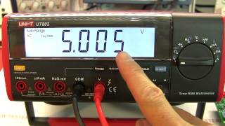 Review UNIT UT803 TRMS bench multimeter with PC data logging [upl. by Enilesoj]