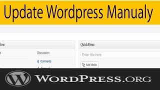 How to Update Wordpress Manually cPanel  FTP [upl. by Konstantin]