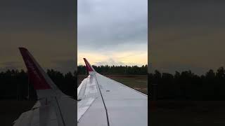 Thai Vietjet Air A320 VZ213 takeoff from Khon Kaen Airport KKC BangkokSuvarnabhumi airport BKK [upl. by Stroup988]