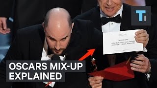 2017 Oscars Envelope MixUp Explained [upl. by Klute114]