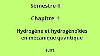 Chapitre I 2sem suite 1amp L1 [upl. by Enelyk]