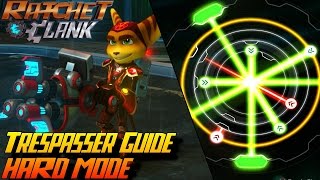 Ratchet and Clank PS4  All Trespasser Puzzles Guide Hard Mode [upl. by Hnirt]