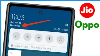 Jio Sim No Service Problem Oppo  No Service Sim Card Jio Oppo [upl. by Wendeline797]