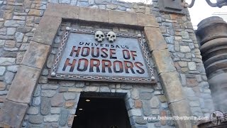 House of Horrors  Universal Studios Hollywood  Full Walkthrough [upl. by Yme]