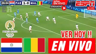 Paraguay vs Mali en vivo Donde Ver Partido Paraguay vs Mali Fecha 3 Juegos Olímpicos 2024 hoy [upl. by Boy812]