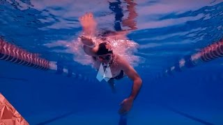 Swimming Tutorial Breathing Part 2 How to improve your Freestyle Technique Head position [upl. by Eivlys529]