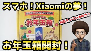 【お年玉箱 開封】SIMフリースマホ シャオミの夢！ Xiaomiスマホ ヨドバシカメラ 福袋 [upl. by Esmond905]