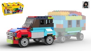 LAND ROVER Lego classic 10696 ideas How to build [upl. by Michael]