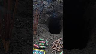 Different Types of Unique Crackers Testing in Hole with Agarbatti POV Bullet Bomb Bidi Bijli Bomb [upl. by Shivers]