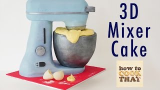 STAND MIXER CAKE How To Cook That Ann Reardon 3d cake [upl. by Ciryl]