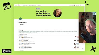 📆 FREE Notion Meetings Template Intro [upl. by Nisaj710]