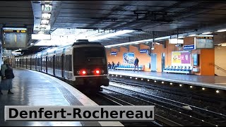 RER Paris DenfertRochereau B RATP MI79 2014 [upl. by Anirec623]