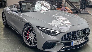 ALL NEW 2022 Mercedes SL55 AMG V8 First Look Review 2022 SL amp Walkaround Mercedes Benz SL55 [upl. by Suirradal]