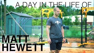 A Day in the Life of Matt Hewett  CrossFit Mayhem Freedom [upl. by Neelav759]