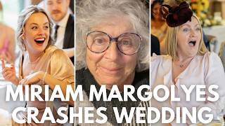 Miriam Margolyes crashed our wedding 🤯🤣 our guests were shook [upl. by Pacifica474]