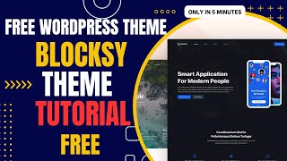 Blocksy Theme Tutorial  The Best Free Wordpress Theme 2023 [upl. by Eahsat]