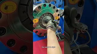 How to Use Hydraulic Hose Crimping Machine With Fast Die Change Tool  Press Hydraulic Hose Machine [upl. by Eisej804]