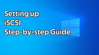 How to install and setup iSCSI step by step guide Windows Server 2022 [upl. by Otto594]