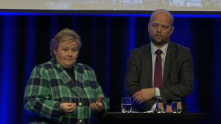 Partilederduell Hvordan utvikle norsk industri Moderator Sindre Heyerdahl Yara Høstseminar 2024 [upl. by Dorreg]