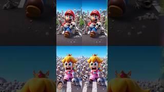 ❤️ Evolution Mario and Princess Peach 💕 Chased by Skeletons 😍 Super Mario mariobros supermariobros [upl. by Atal]