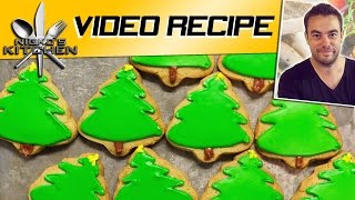 How to make Christmas Tree Cookies [upl. by Iggep]