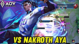 AOV  RAZ GAMEPLAY  VS NAKROTH AYA  ARENA OF VALOR LIÊNQUÂNMOBILE ROV [upl. by Abas]